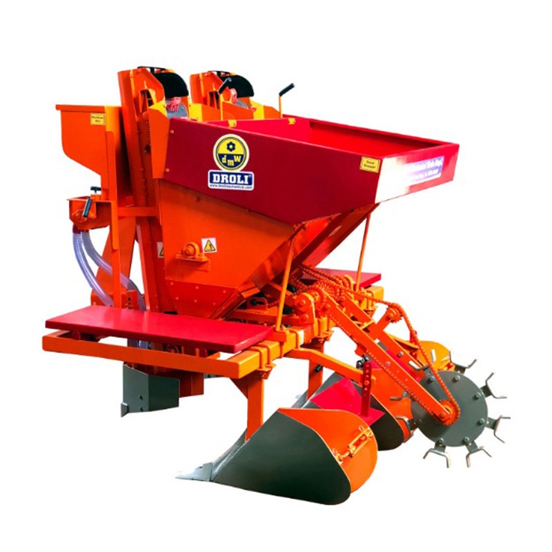 Two Rows Automatic Potato Planter With Disc Attachment